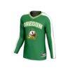 Oregon Ducks GameDay Greats Unisex NIL Pick-A-Player Collegiate Women's Volleyball Lightweight Fashion Jersey - Green - Side View