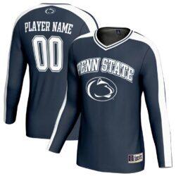 Penn State Nittany Lions GameDay Greats Youth NIL Pick-A-Player Collegiate Women's Volleyball Lightweight Fashion Jersey - Navy - Front View