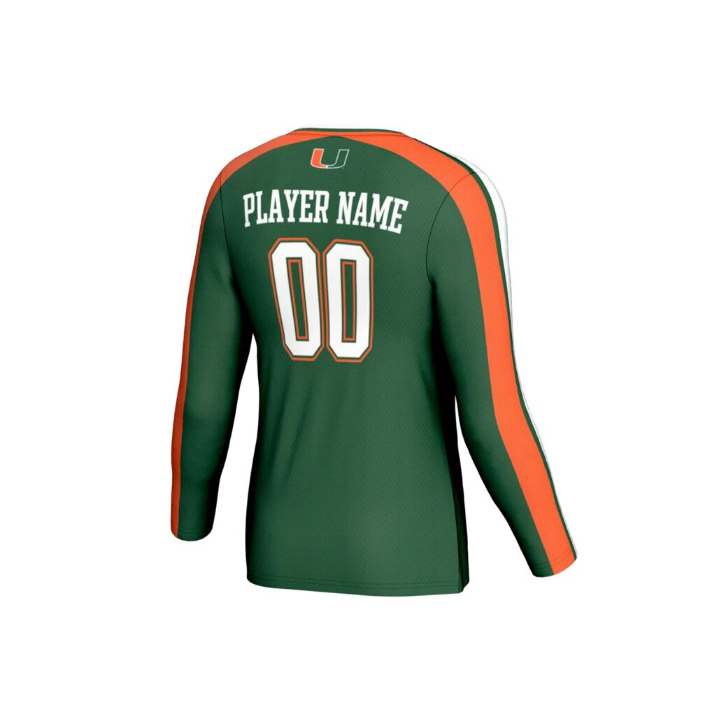 Miami Hurricanes GameDay Greats Youth NIL Pick-A-Player Collegiate Women's Volleyball Lightweight Fashion Jersey