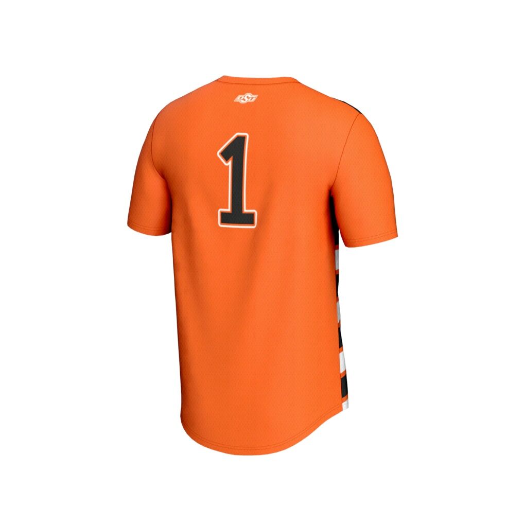 Oklahoma State Cowboys GameDay Greats Unisex Lightweight Collegiate #1 Soccer Fashion Jersey
