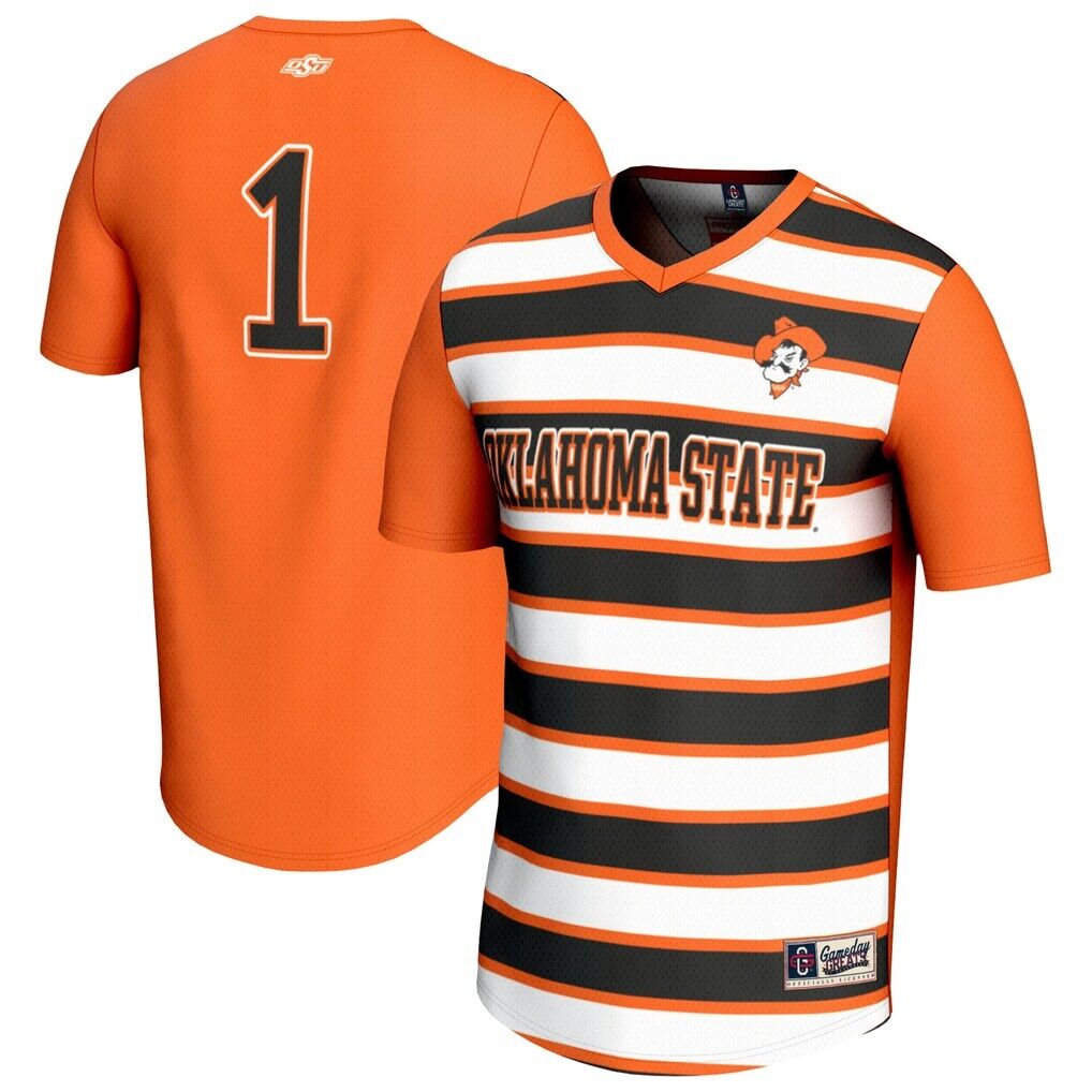 Oklahoma State Cowboys GameDay Greats Unisex Lightweight Collegiate #1 Soccer Fashion Jersey