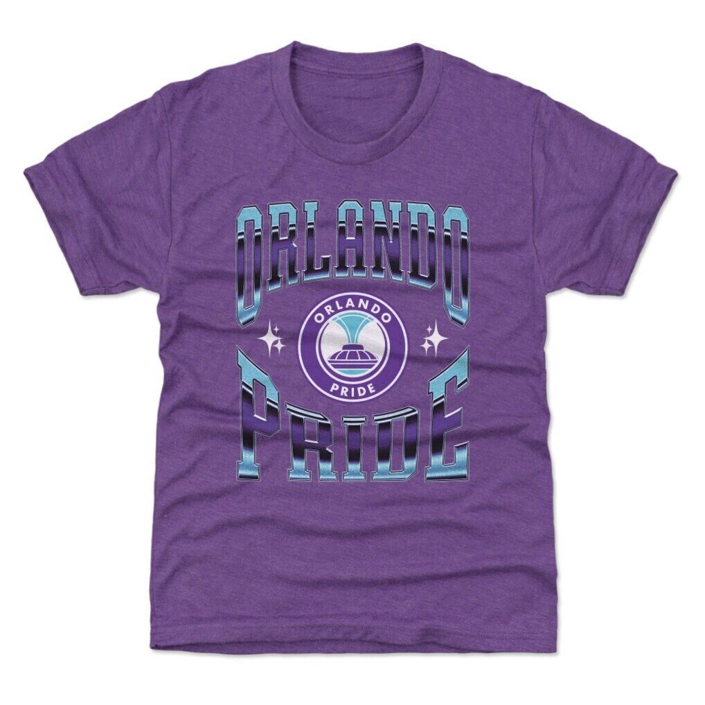 Orlando Pride 500 Level Youth Vintage Graphic T-Shirt - Heather Purple