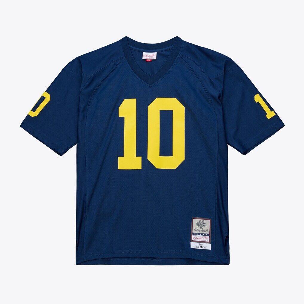 Tom Brady Michigan Wolverines Mitchell & Ness 1999 College Vault Jersey