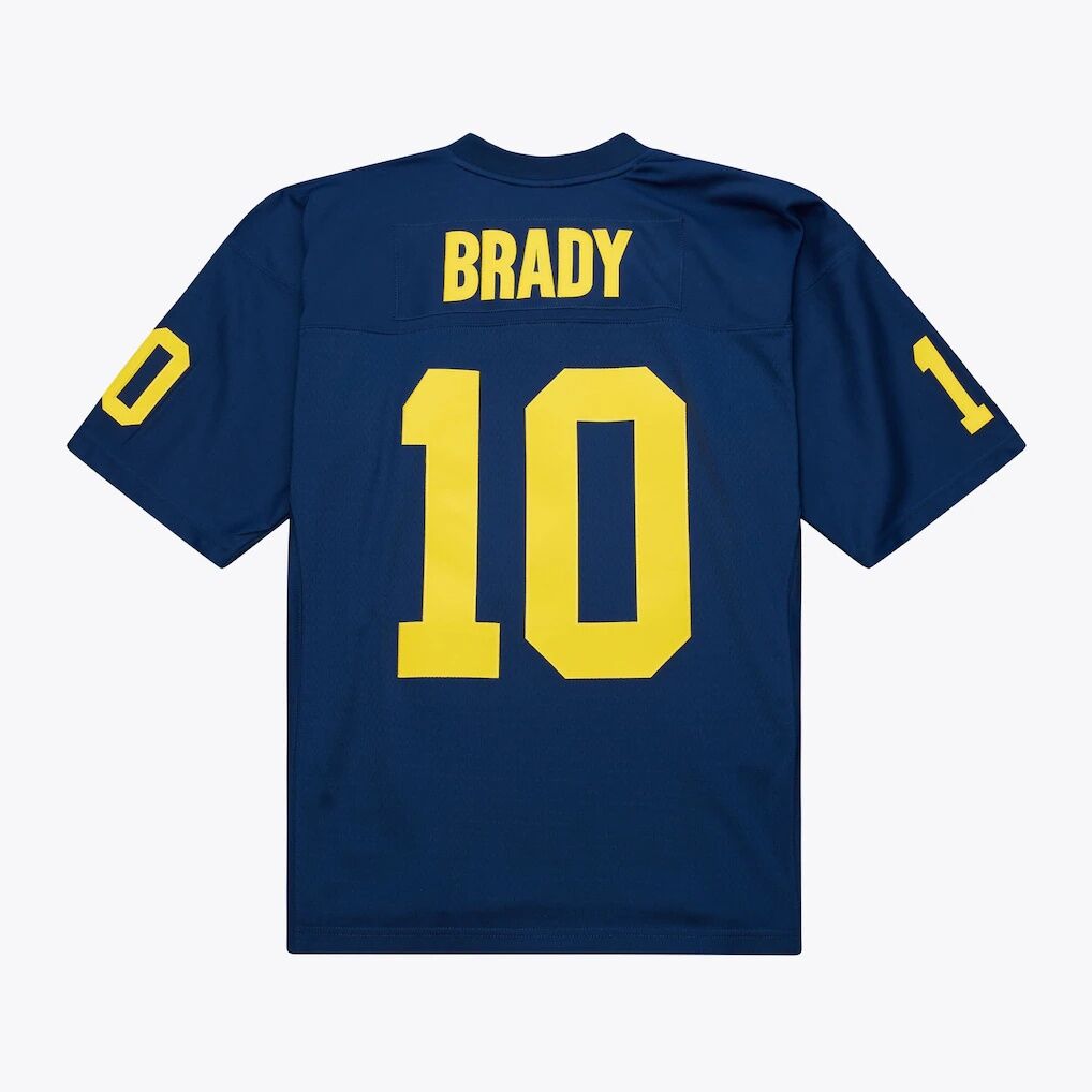 Tom Brady Michigan Wolverines Mitchell & Ness 1999 College Vault Jersey