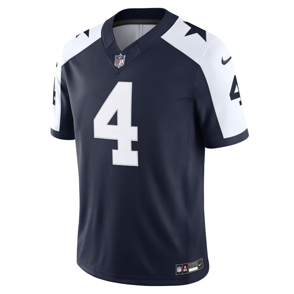 Dak Prescott Dallas Cowboys Nike Alternate Vapor F.U.S.E. Stitched Limited Jersey