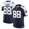 CeeDee Lamb Dallas Cowboys Nike Alternate Vapor F.U.S.E. Stitched Limited Jersey - Navy - Front View