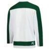 Michigan State Spartans Home Replica Hockey Jersey - White - Detail View