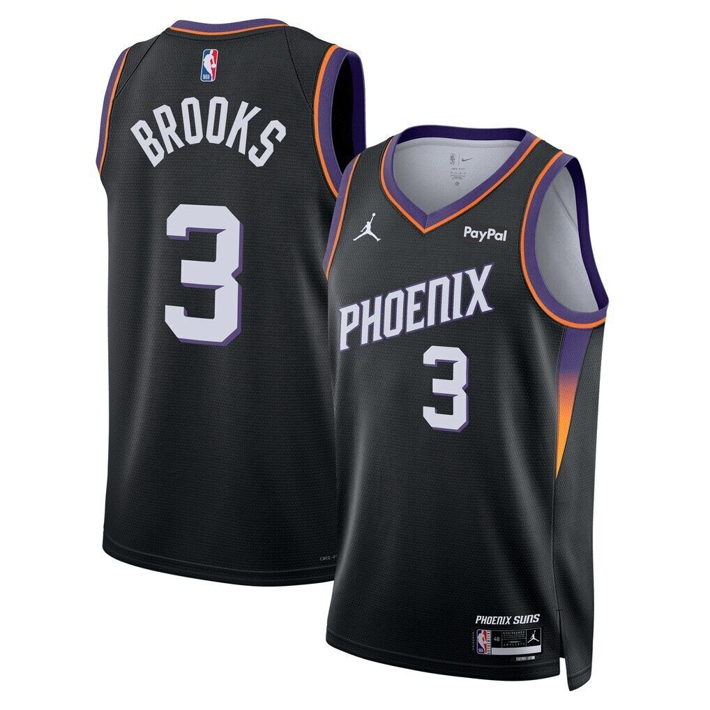 Dillon Brooks Phoenix Suns Jordan Brand Unisex Swingman Badge Jersey - Statement Edition