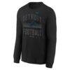 Detroit Lions Nike Essential Long Sleeve T-shirt - Black - Side View