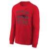 New England Patriots Nike Essential Long Sleeve T-shirt - Red - Side View