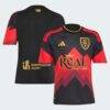 Real Salt Lake adidas Youth 2026 Archive Replica Jersey - Black - Front View