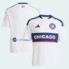 Chicago Fire adidas Youth 2026 Archive Replica Jersey - White - Front View