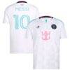 Lionel Messi Inter Miami CF adidas 2026 Third Replica Jersey - White - Front View