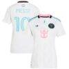 Lionel Messi Inter Miami CF adidas Women's 2026 Third Replica Jersey - White - Front View