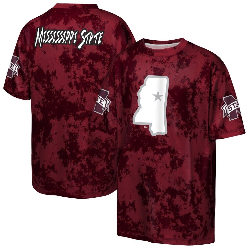 Mississippi State Bulldogs Outerstuff Youth Off-Side Sublimated T-Shirt - Maroon