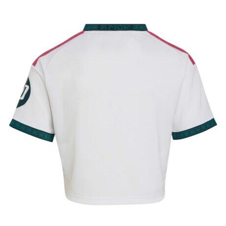 Real Madrid adidas Women's 2026/27 Home Cropped Replica Jersey - White - Front View