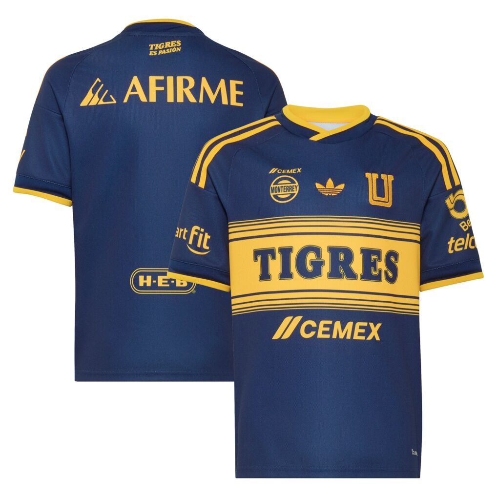 Tigres UANL adidas Youth 2026/27 Away Replica Jersey