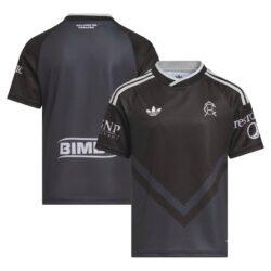Club America adidas Youth 2026/27 Away Replica Jersey - Black - Front View