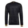 Aston Villa adidas 2026/27 Away Replica Long Sleeve Jersey - Black - Back View