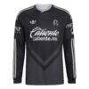 Club America adidas 2026/27 Away Replica Long Sleeve Jersey - Black - Alt1