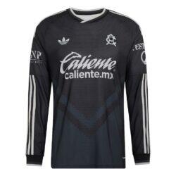 Club America adidas 2026/27 Away On-Field Authentic Long Sleeve Jersey - Black - Alt1