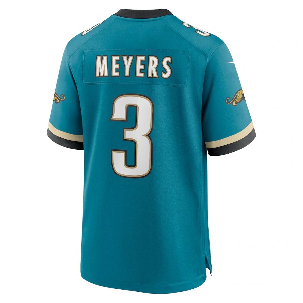 Jakobi Meyers Jacksonville Jaguars Nike Alternate 2 Prowler Throwback Game Jersey