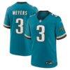 Jakobi Meyers Jacksonville Jaguars Nike Alternate 2 Prowler Throwback Game Jersey - Teal - Front View