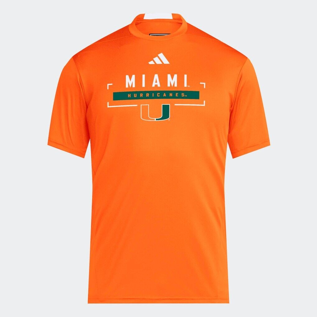 Miami Hurricanes adidas D4T Tri-Blend T-Shirt