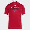NC State Wolfpack adidas D4T Tri-Blend T-Shirt - Red - Front View