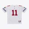 Larry Fitzgerald Arizona Cardinals Mitchell & Ness 2004 Authentic Throwback Jersey - White - Front View