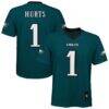 Jalen Hurts Philadelphia Eagles Outerstuff Youth Team Replica Jersey - - Front View