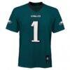 Jalen Hurts Philadelphia Eagles Outerstuff Youth Team Replica Jersey - - Side View