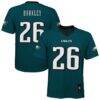 Saquon Barkley Philadelphia Eagles Outerstuff Youth Team Replica Jersey - - Front View