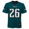 Saquon Barkley Philadelphia Eagles Outerstuff Youth Team Replica Jersey - - Side View