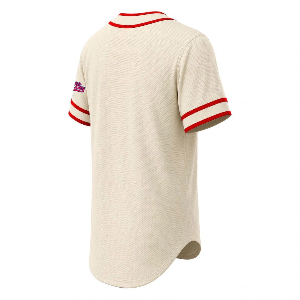 Philadelphia Phillies Stitches Throwback Fashion Jersey - Natural
