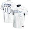 Nevada Wolf Pack GameDay Greats Unisex Lightweight Collegiate Softball NIL Pick-A-Player Fashion Jersey - White - Front View