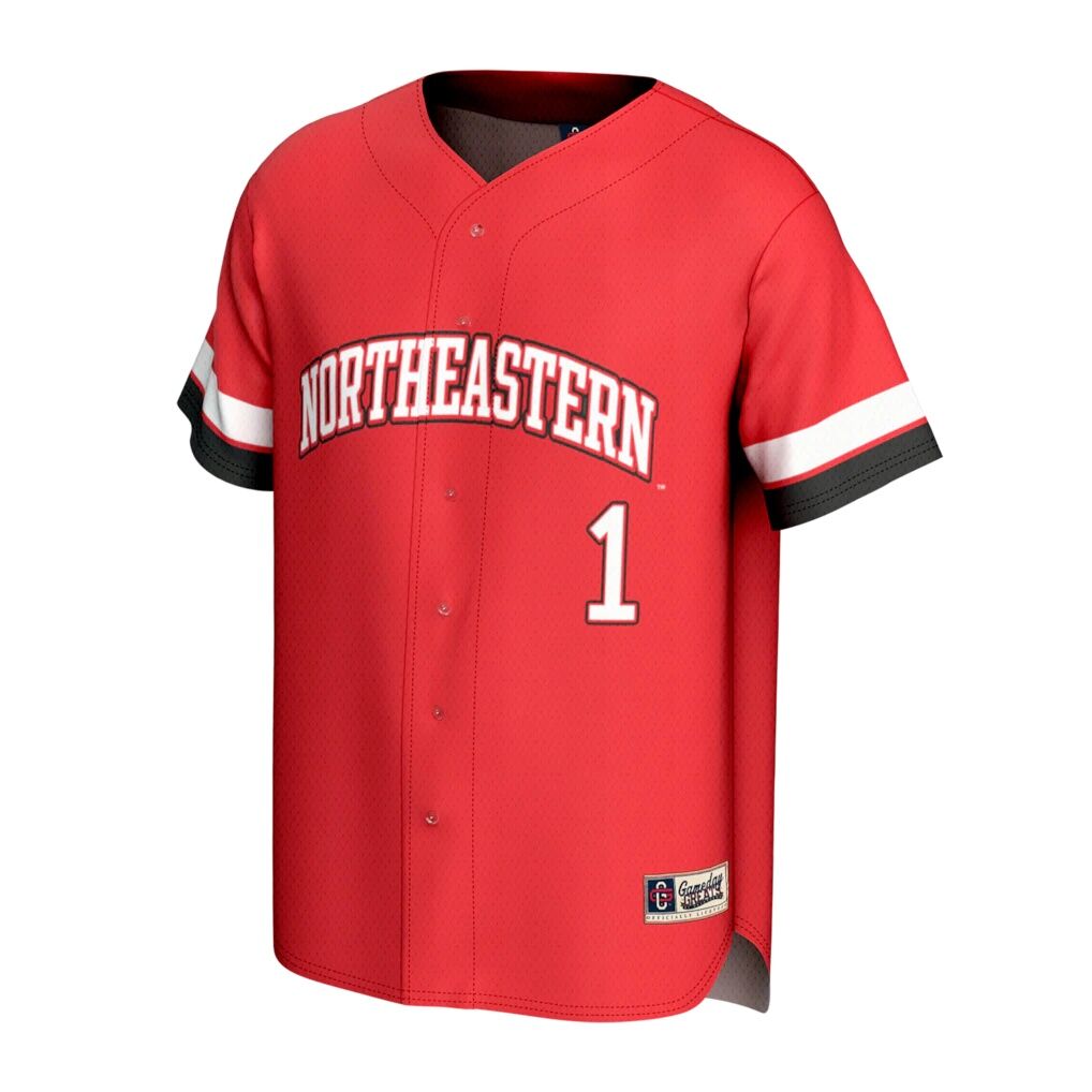 Northeastern Huskies GameDay Greats Unisex Lightweight Collegiate Baseball Fashion Jersey