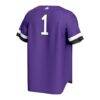 TCU Horned Frogs GameDay Greats Youth Lightweight Collegiate Baseball Fashion Jersey - Purple - Detail View