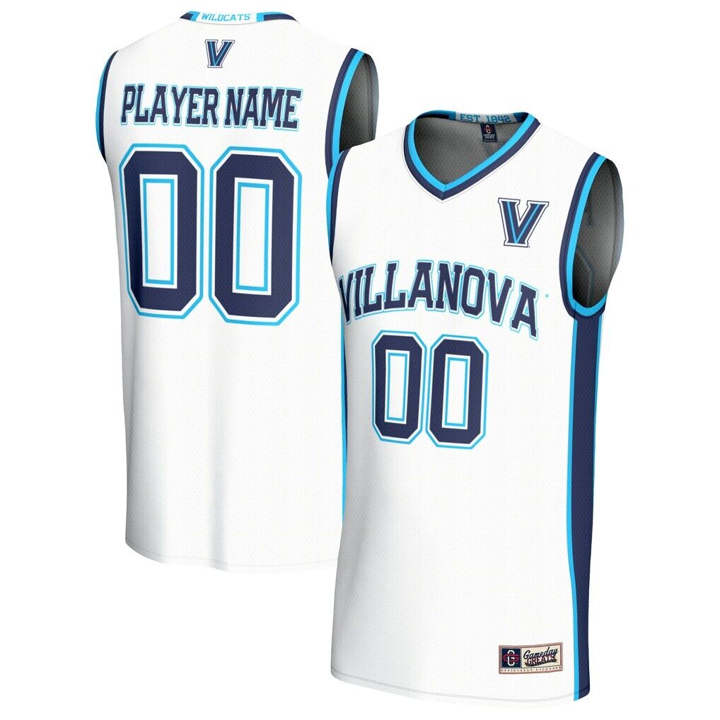 Villanova Wildcats GameDay Greats Unisex Lightweight Collegiate Men's Basketball NIL Pick-A-Player Fashion Jersey