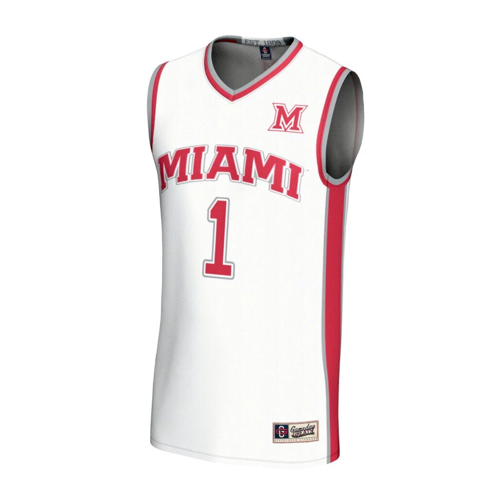 #1 Miami University RedHawks GameDay Greats Youth Lightweight Collegiate Basketball Fashion Jersey