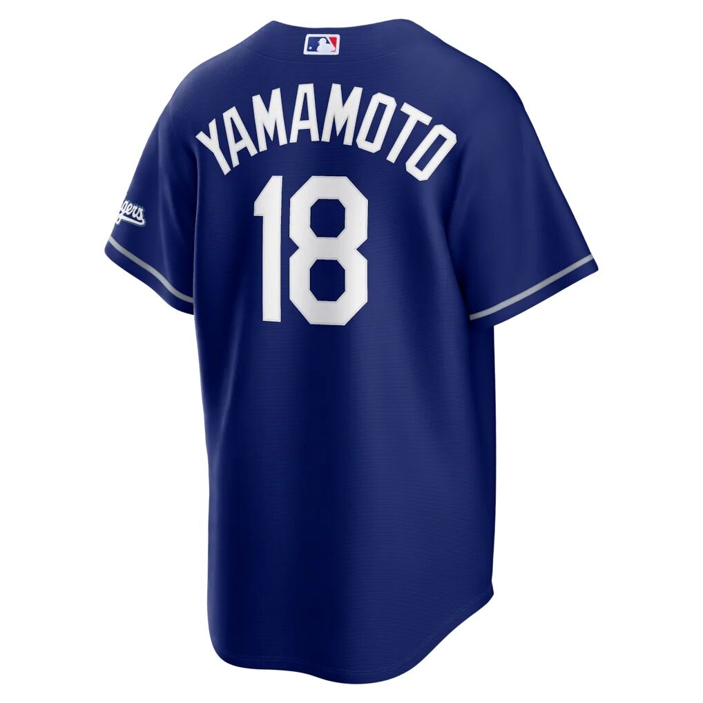 Yoshinobu Yamamoto Los Angeles Dodgers Nike Alternate Stadium Jersey - Royal