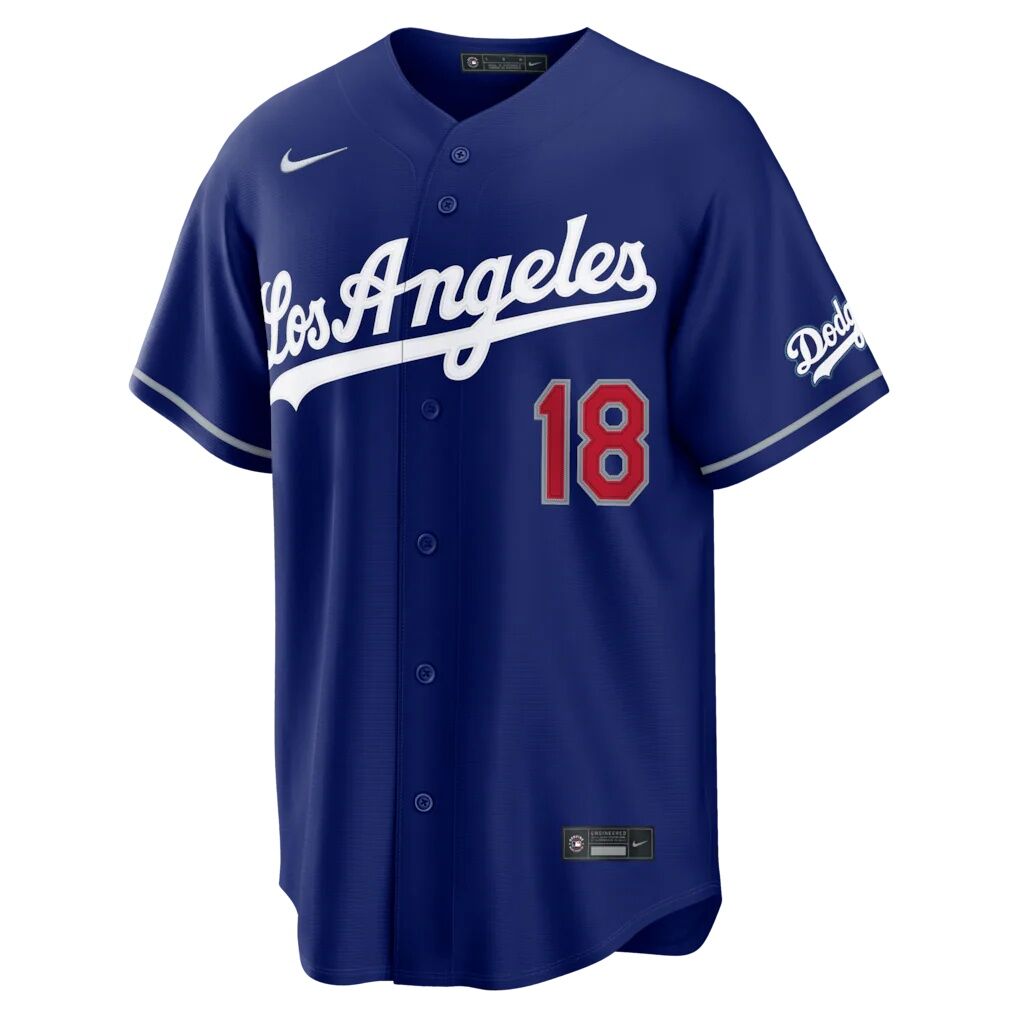 Yoshinobu Yamamoto Los Angeles Dodgers Nike Alternate Stadium Jersey - Royal