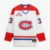 Patrick Roy Montreal Canadiens Mitchell & Ness 1992 Power Play Jersey - White - Side View