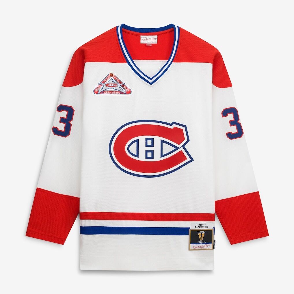 Patrick Roy Montreal Canadiens Mitchell & Ness 1992 Power Play Jersey