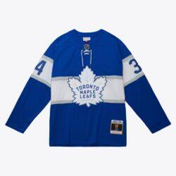 Auston Matthews Toronto Maple Leafs Mitchell & Ness 2017 Power Play Jersey - Blue - Front View
