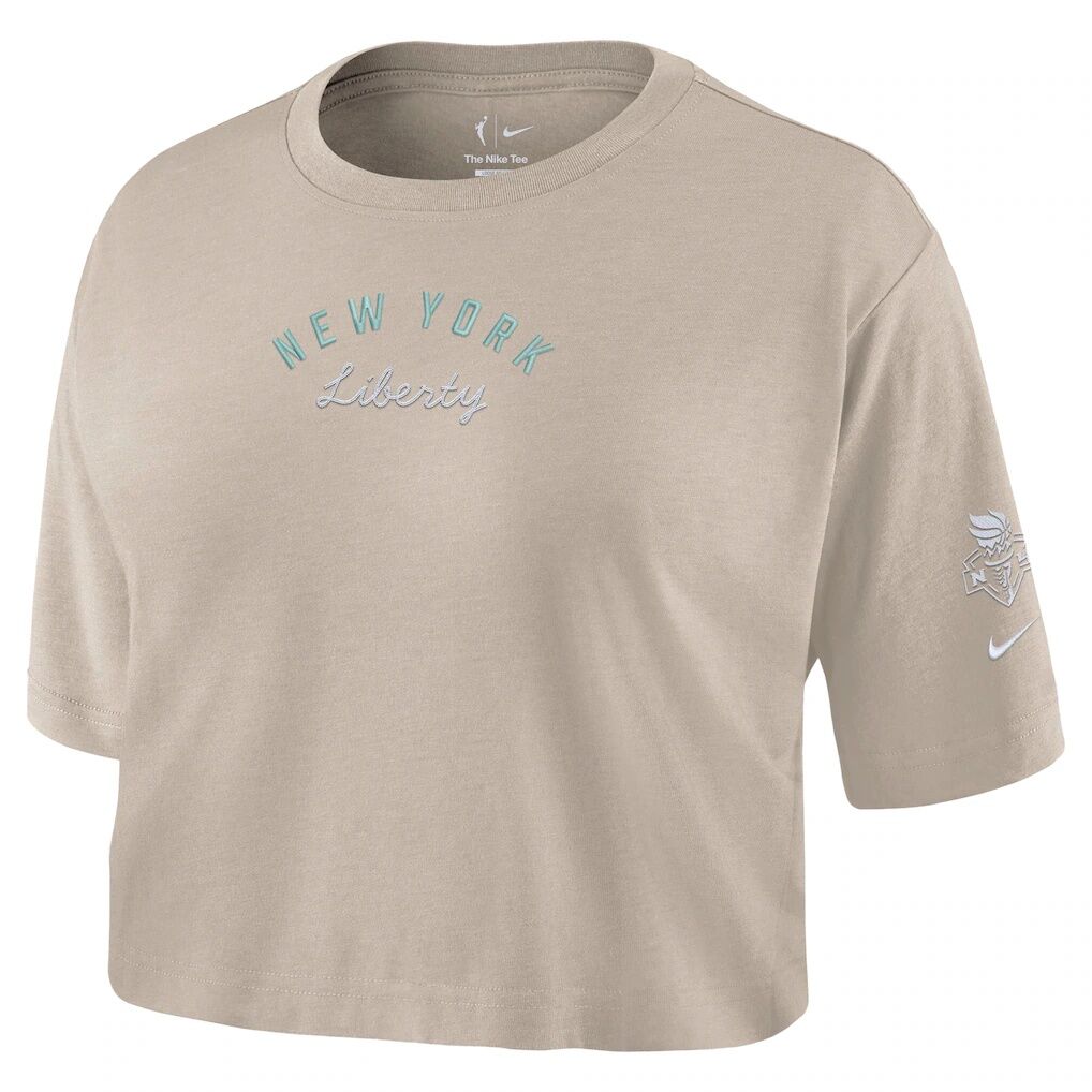 New York Liberty Nike Women's Studio Cropped T-Shirt
