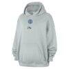 Chicago Sky Nike Women's Studio Fleece Hoodie - Gray - Back View