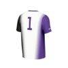#1 TCU Horned Frogs GameDay Greats Unisex Lightweight Soccer Fashion Jersey - White - Detail View