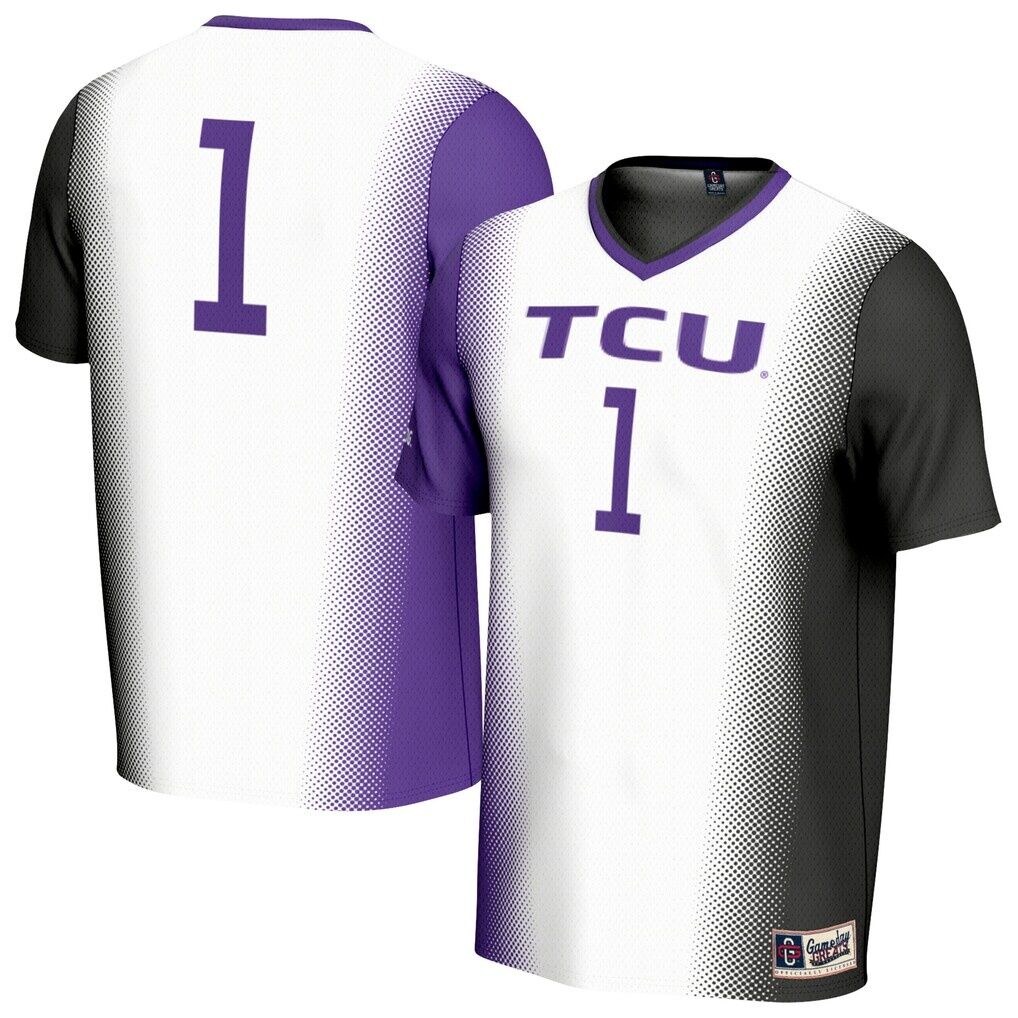 #1 TCU Horned Frogs GameDay Greats Unisex Lightweight Soccer Fashion Jersey