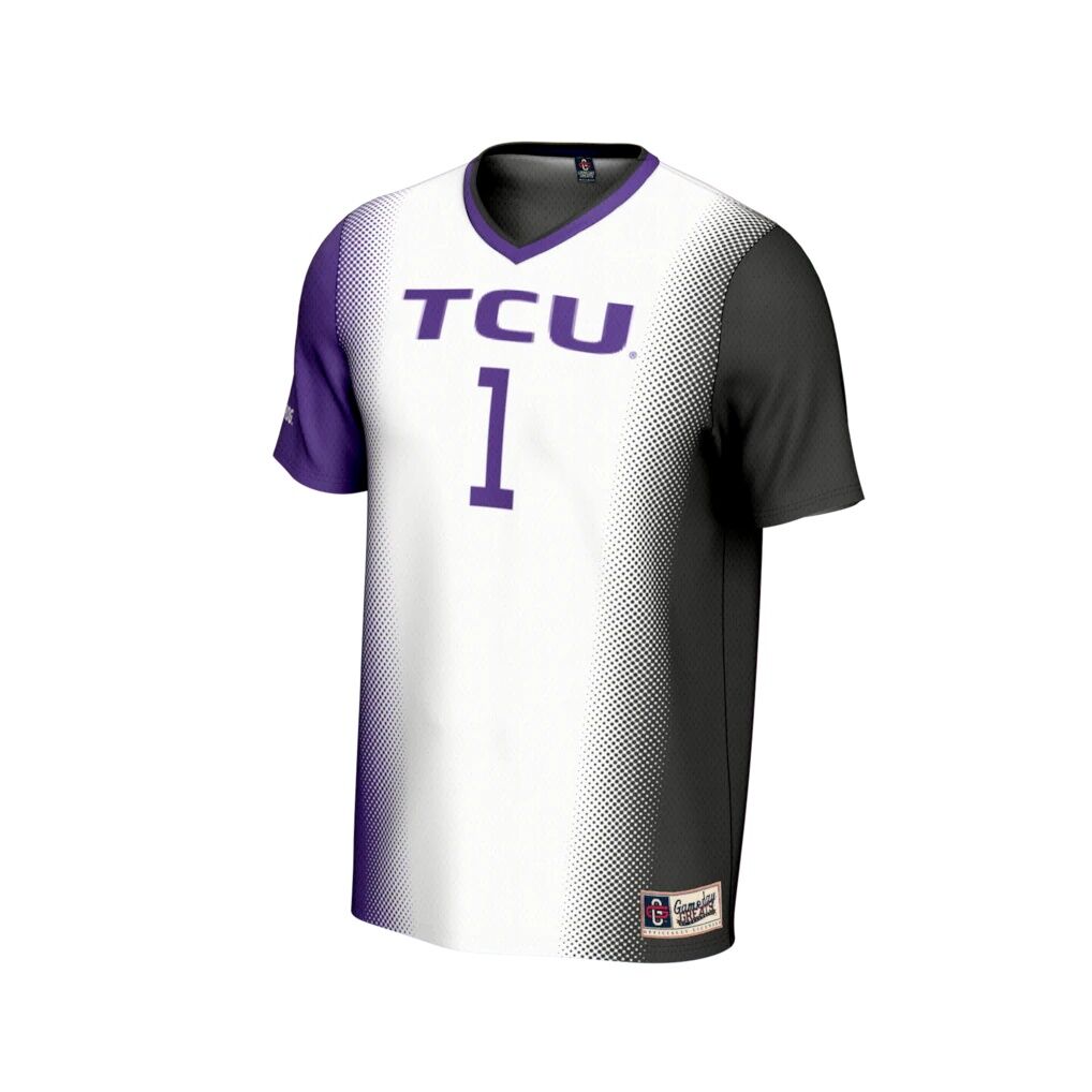 #1 TCU Horned Frogs GameDay Greats Unisex Lightweight Soccer Fashion Jersey